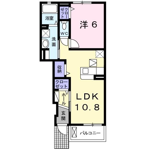 ＣＡＳＡ二本松４ 1階の物件の間取図