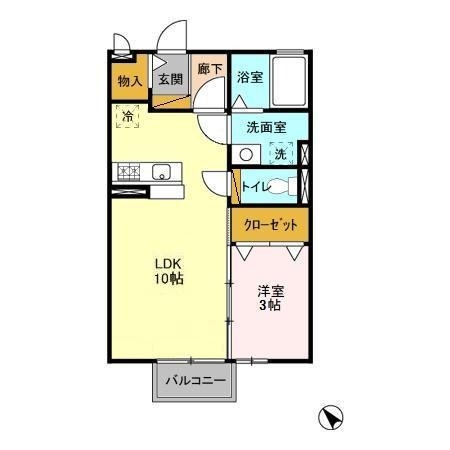 ヴァン・ソフィア 2階の物件の間取図