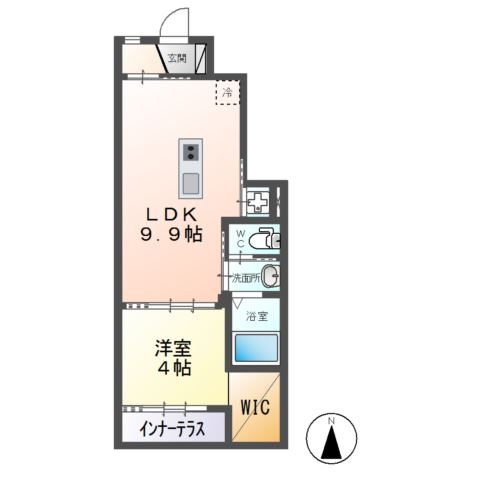 ユメグラン Ⅱ 1階の物件の間取図