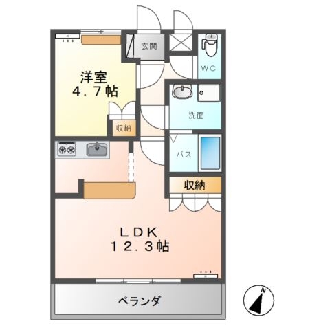 Ｃｈａｒｍａｎｔ　Ｃｏａｔ（シャルマンコート） 1階の物件の間取図