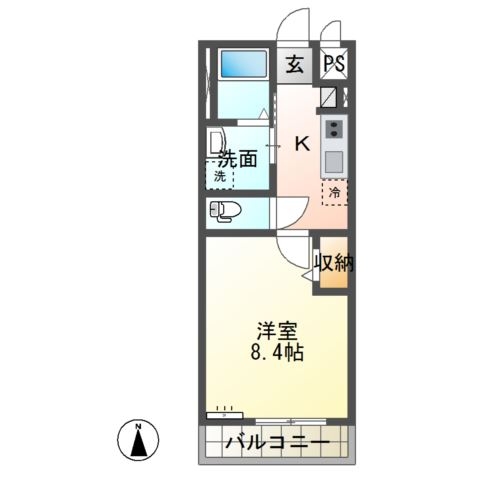 ｌｏｙａｌｔｉｅ（ロワイヨテ） 2階の物件の間取図