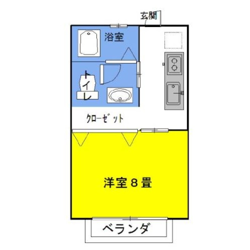 グラシアス・イーグル 2階の物件の間取図