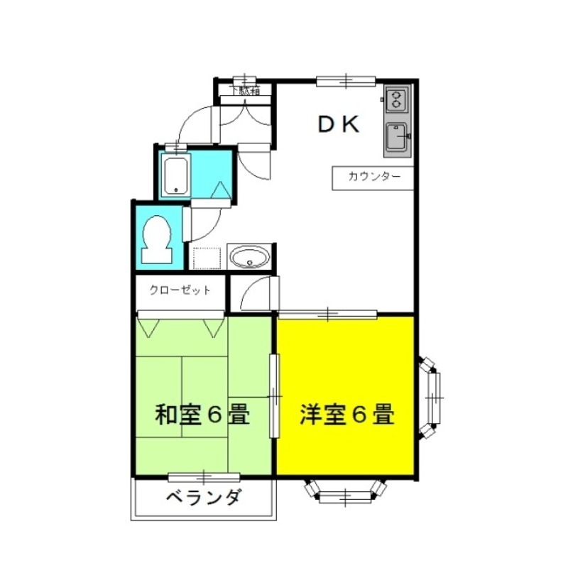 ラッキースタッグ･Jr.　Pt.Ⅱ 1階の物件の間取図