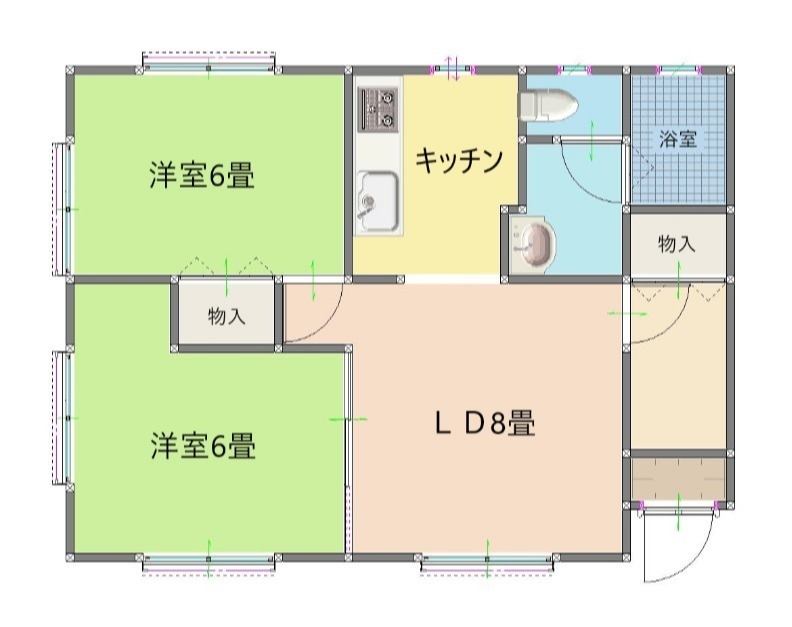 ラフォンテ・ノヴァ　North 1階の物件の間取図