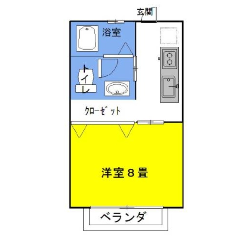 グラシアス・イーグル 2階の物件の間取図