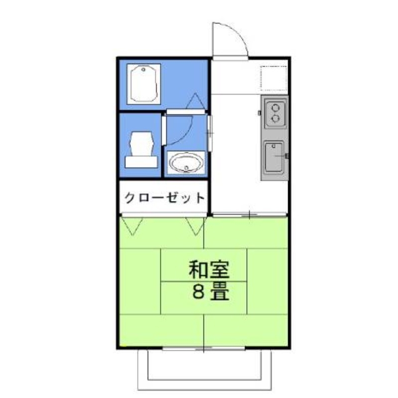 グラシアス・オーレ１ｓｔ 2階の物件の間取図