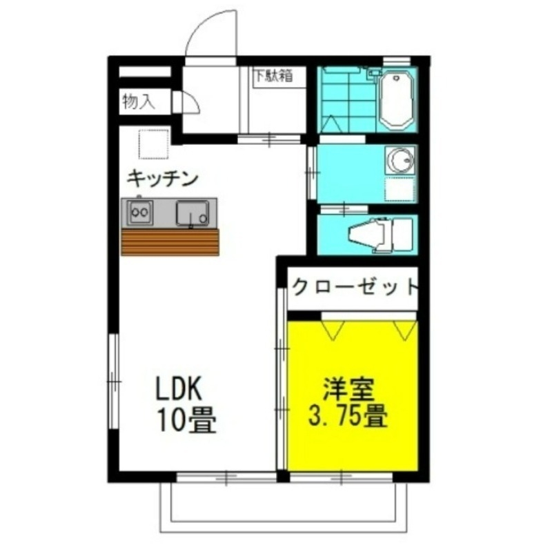 セントラル・フェスタⅠ 1階の物件の間取図