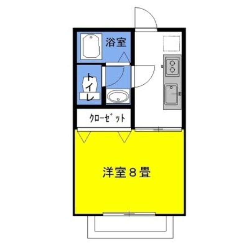 シャ・ローズ 1階の物件の間取図