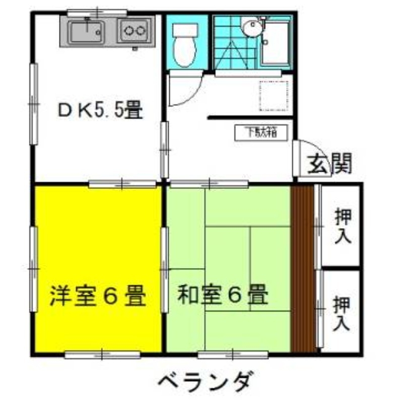 ミルキーウェイ２ｎｄ 3階の物件の間取図