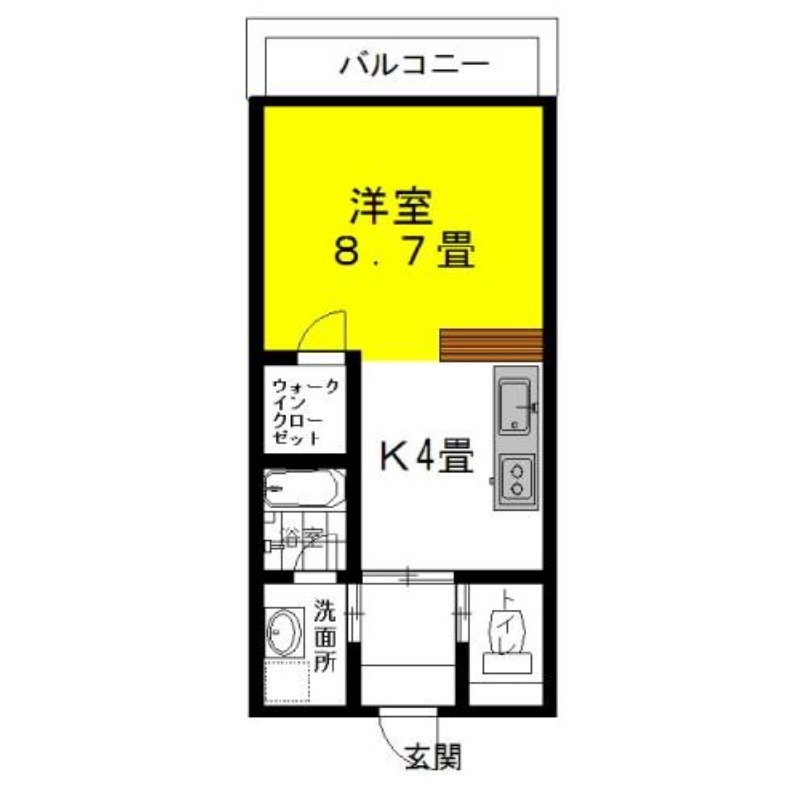 ラフォンテ・エスポワール 2階の物件の間取図