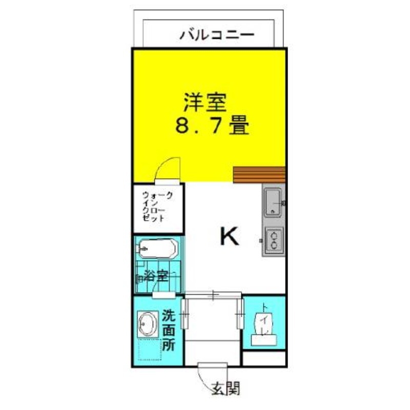 ラフォンテ・コンフォートヴィラ 2階の物件の間取図