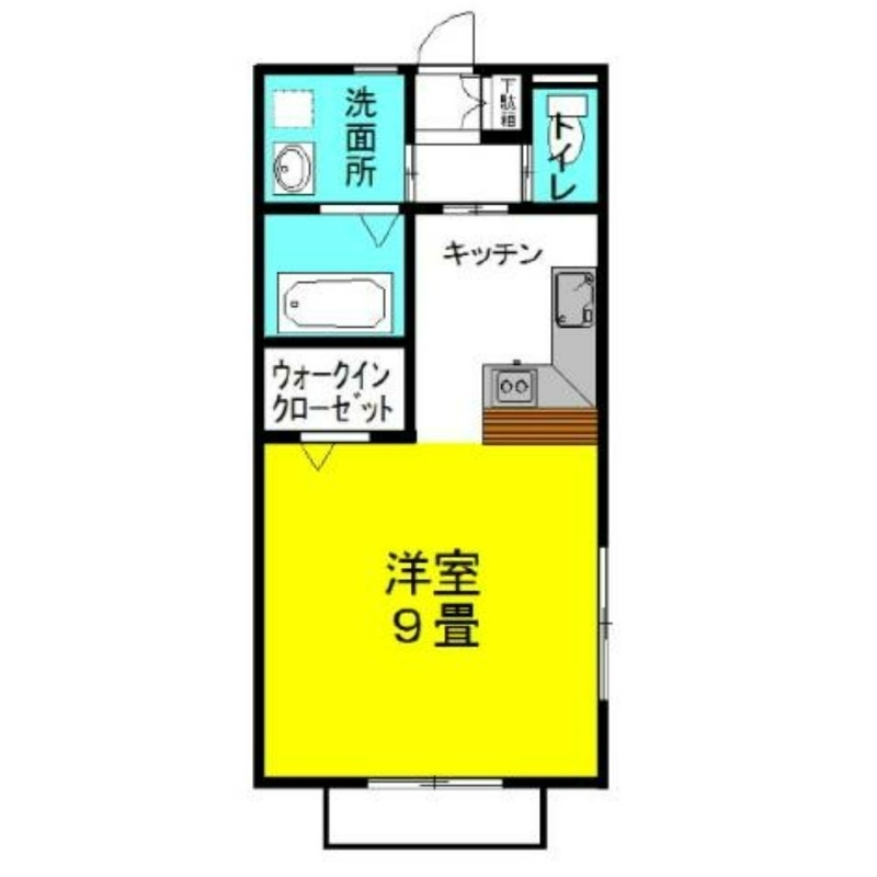 ラフォンテ・レパードⅣ 2階の物件の間取図