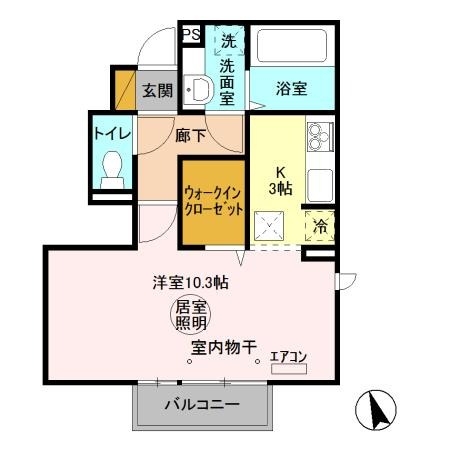 Casa（カーサ）　EXE　B（エグゼビー） 1階の物件の間取図