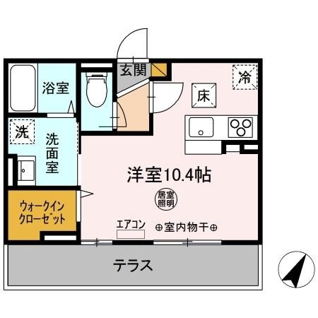 ソラーナ.Ｋ 2階の物件の間取図