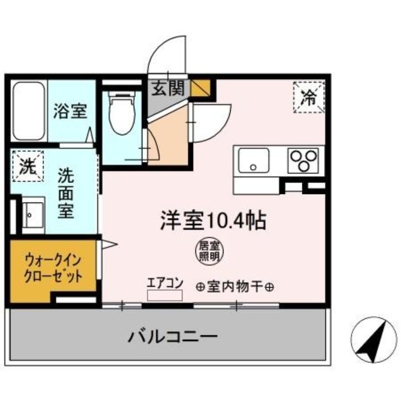 ソラーナ.Ｋ 2階の物件の間取図